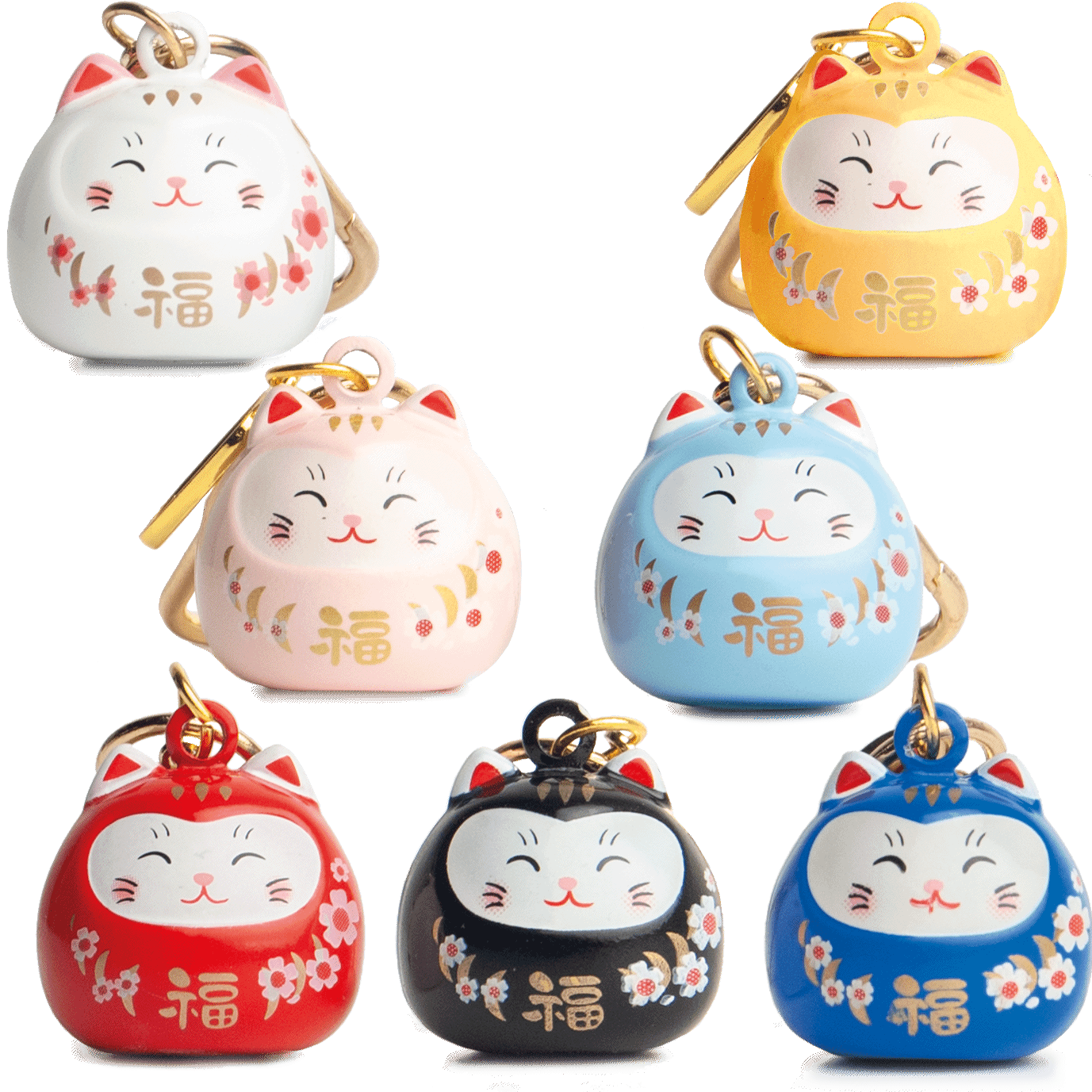 Sleutelhanger Gelukskat 0