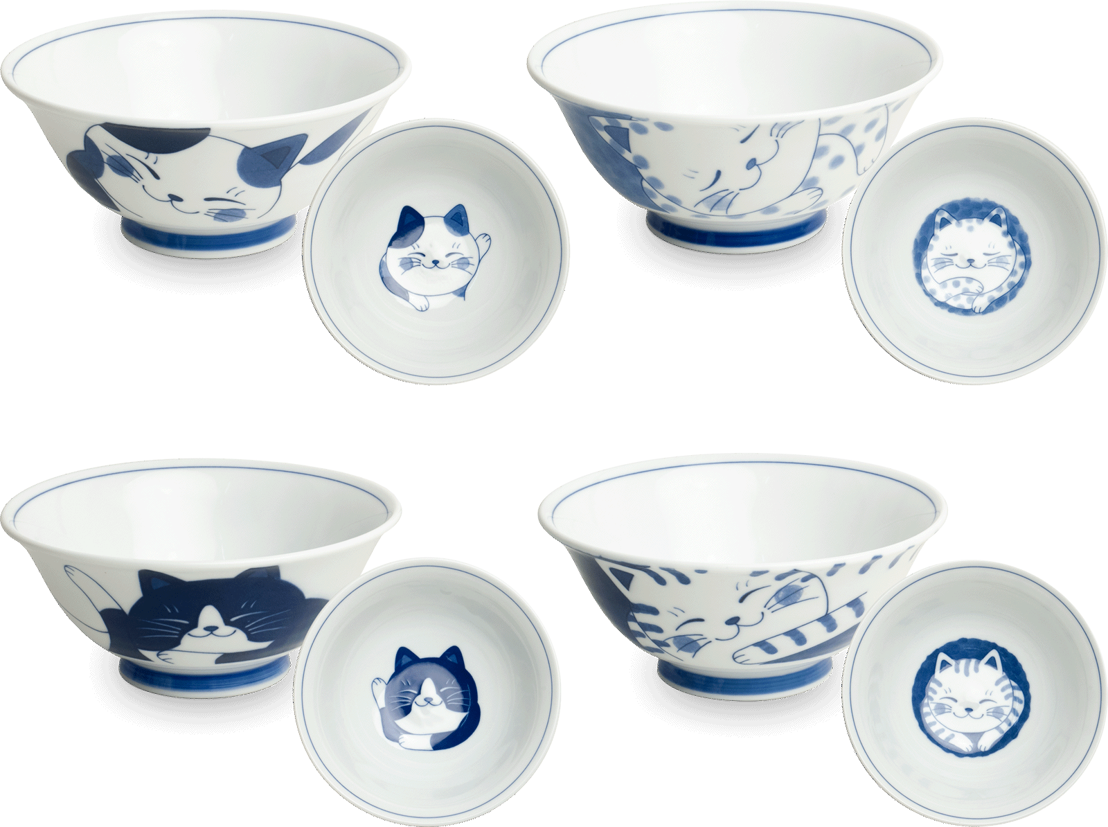 Bowl Japanese cat 0