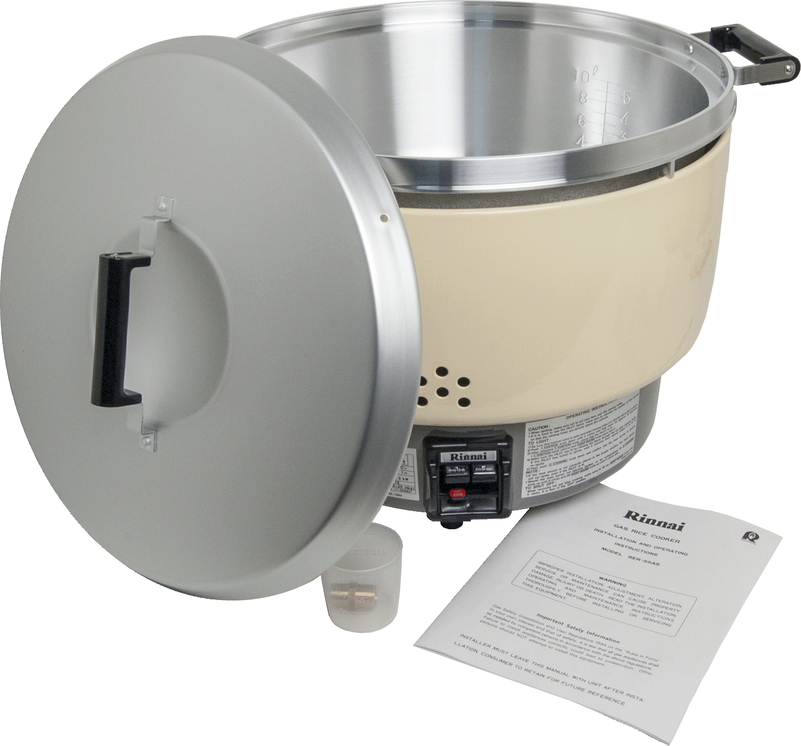 Gas rice cooker Rinnai, Japanese, natural gas, with CE validation 1