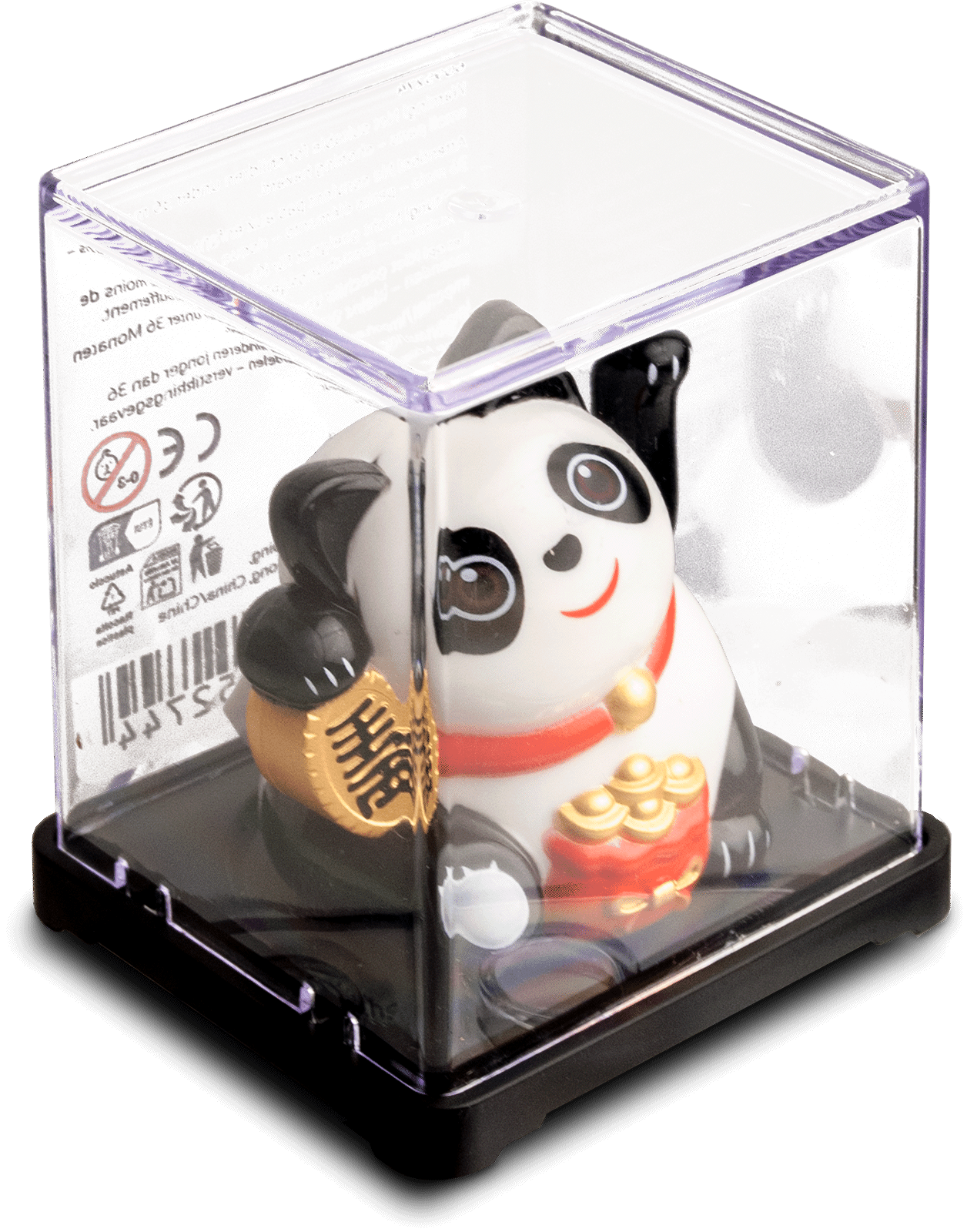 Panda met goudpot Solar Ogen geopend 1